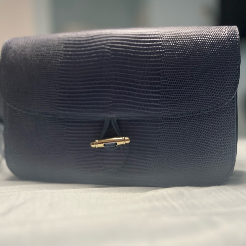 Sezane Navy Milo Back Noir Serpent